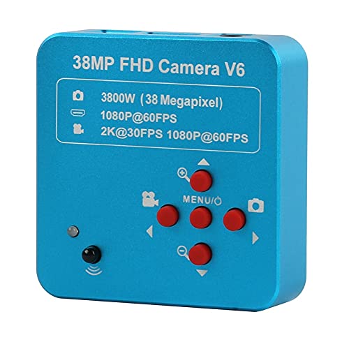 Elektronisches Digitalmikroskop, 38 MP, 2 K, USB, 180 x 300 x, C-Mount, industrielles Lötkamera-Set, kompatibel mit PCB, CPU-Uhren-Reparatur