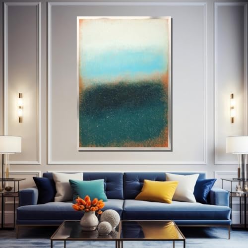 Tableau abstrait texturé sur toile déco murale moderne 60x90