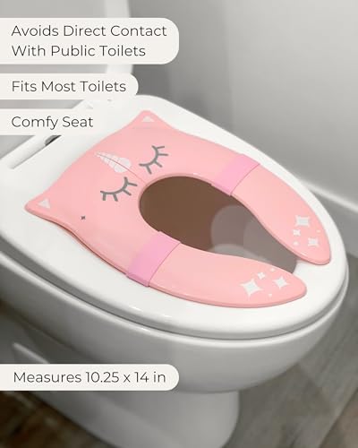 image for Hippypotamus Travel Potty Seat for Toddler - Folding Potty Training Se