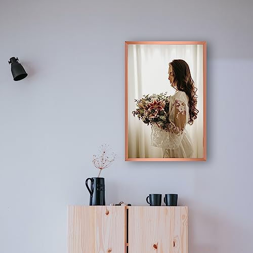 Edgewood 24X36 Poster Photo Frame With Durable Plexiglass For Beautiful Wall Pictures - Ideal For Home, Office, Studio, Or Gallery Displays, Rose Gold, 1-Pack #TOP5