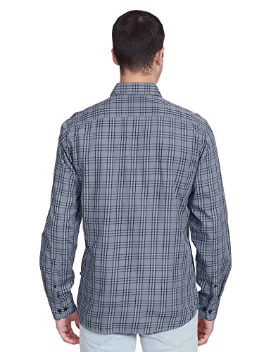 Image of Parx Men's Checkered Slim Fit Shirt