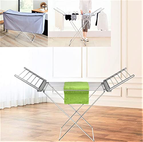 DWD Cover for Heated Airer 230w with Wings indoor Drying Rack Polyester fits all models that have folding wings, 2 Ventilation holes for Condensation Upgrade existing airer dries clothes quicker - Image 2