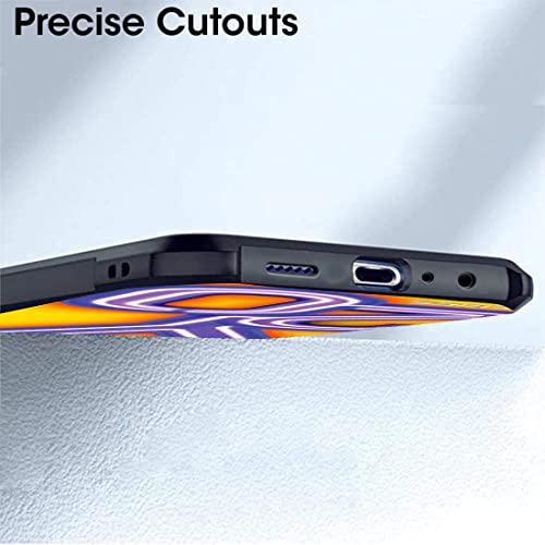 Image of Fashionury Back Cover for Vivo Y20 / Vivo Y20i | Four Corner Hybrid Soft PC Anti Clear Gel TPU Bumper Case [Shock Proof] [Anti-Slip] (Black)
