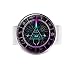 Produktbild Halskette mit Anhänger, handgefertigt, Gravity Falls Bill Cipher inspiriert, verstellbarer Ring, Bibel-Zitat, religiöser Schmuck, verstellbarer Ring