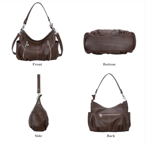 Bolso Hobo de Cuero para Mujer miniatura 4