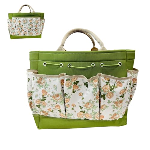Sac utilitaire de jardin en toile Oxford robuste avec rangements