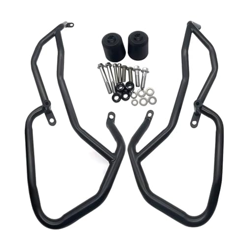 Crashbar Tracer 9 GT noir pour protection moteur Moto Yamaha 2021-2024