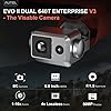 Autel Robotics EVO II Dual 640T Enterprise V3, Support Remote ID, 640 * 512@30 fps T~hermal Imaging, 0.8" RYYB CMOS 8K Sensor, DRI Ranges, 1-16x Zoom, 42 Mins,15KM Transmission