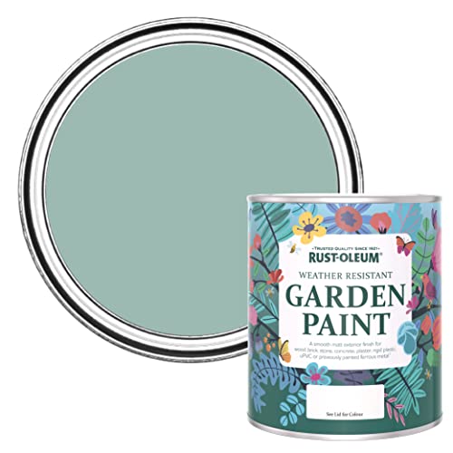 Rust-Oleum Blue Mould Resistant Garden Paint in Matt Finish - Coastal Blue 750ml