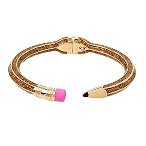 Betsey-Johnson-Pencil-Hinge-Bangle-Bracelet Betsey Johnson Pencil Hinged Bangle