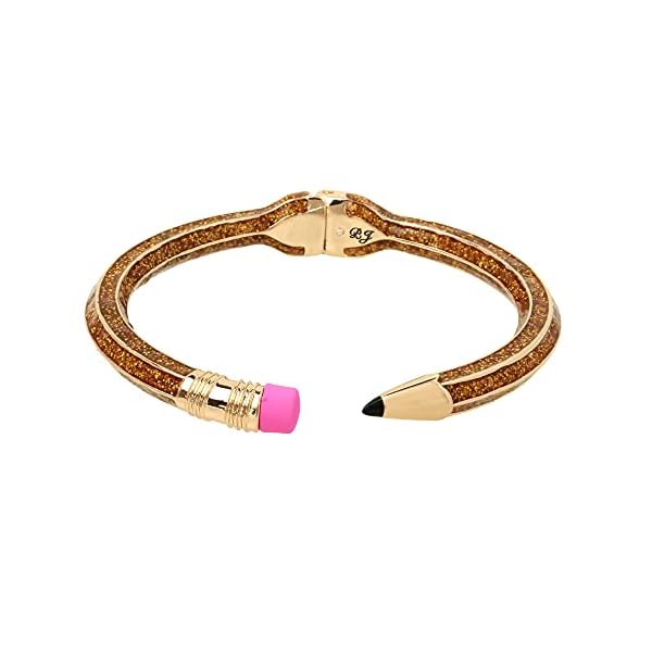 Betsey-Johnson-Pencil-Hinge-Bangle-Bracelet Betsey Johnson Pencil Hinged Bangle