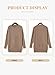 Eytino Womens Plus Size 2025 Casual Long Sleeve Crewneck Split Hem Oversized Knit Tunic Pullover Sweater Tops,1X Brown