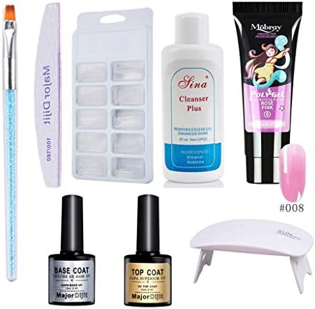 Gel Nail Polish Kit with UV Light Gel Kit with Lamp Gel Nail Polish Set Nail Art French for Nail