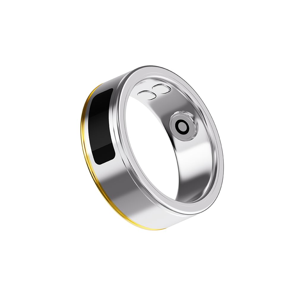 IMIKI Smart Ring Lightweight Stainless Steel 5ATM Water Resistant with Daily Tracking Long Battery Life Touch Control Multiple Sizes (9)-image-44