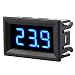 Jeanoko DC 2.5V -30V LCD Display Digital Voltmeter Volt Battery Meter Voltage Tester Automative Electric Cars Voltage Meter Two Wire for Motorcycle Car(Blue)
