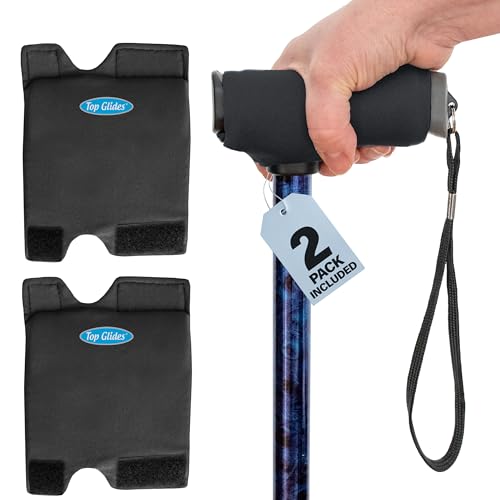 Top Glides Cane Handle Cover (Black)