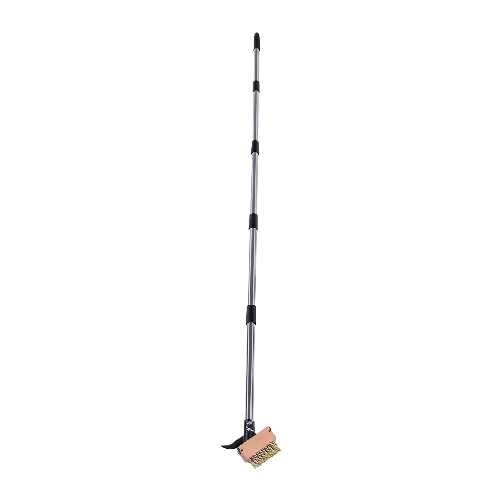 ZJchao Brosse de Désherbage à Long Manche, Brosse de Jardin Réglable