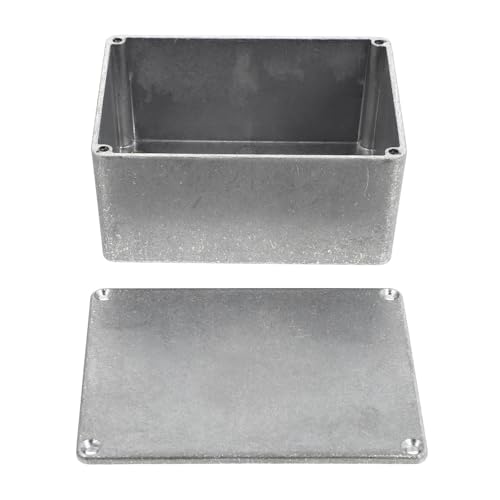 Guitar Effect Stomp Box Enclosure Replacement Aluminium Silver 1590c