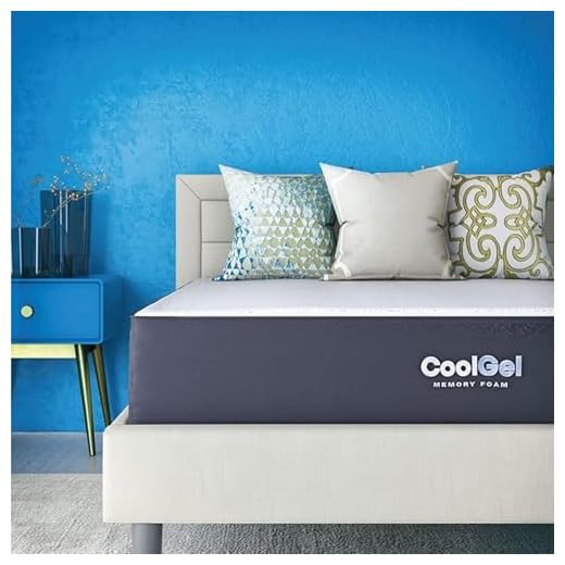 Classic Brands Cool Gel Ventilated Gel Memory Foam 10-Inch Mattress, Twin XL