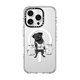 CASETiFY クリア MagSafe 対応 iPhone 16 Pro ケース ブラック pug lift 黄変なし 2m 落下試験クリア MIL 規格 3 倍相当 ワイヤレス充電対応