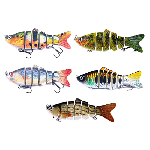 Bottlebottle WANGJUNSHOP Bottle 6 Segment Multi Jointed Swimbaits cover