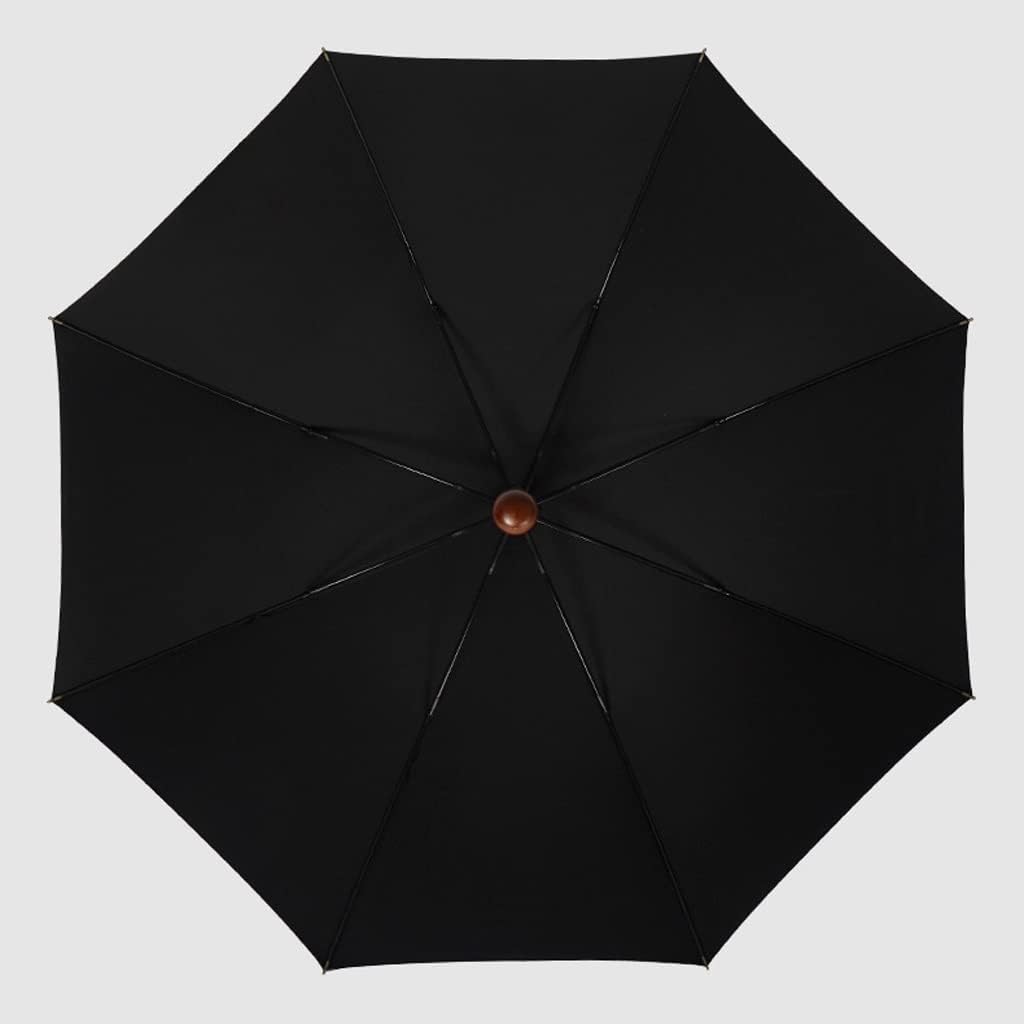 Umbrella Umbrella Golf Straight Handle Umbrella Retro Wooden Handle Business Umbrella Long Handle Golf Umbrella Suitable for Fishing Golf Camping (Color : Blue)