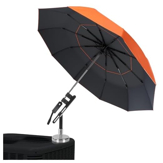 Heavy-Duty Magnetic Base Umbrella for Outdoors