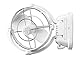 Seekr Sirocco II, 7010CAWBX, 3-Gang, 360 Grad Luftstrom, Direct Wire Gimbal Lüfter, 125/185 CFM, 12/24 V, weiß, 17,8 cm Klinge