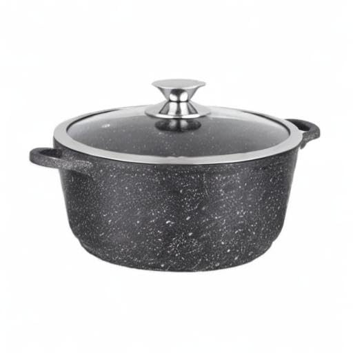 Kamberg - 0008036 - Topf 40 cm - Aluminiumguss - Antihaft-Hochleistungssteinbeschichtung - Glasdeckel - Alle Induktionskochfelder - PFOA-frei – Bild 9