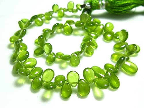 Vessonite smooth pear de qualité AAA pour la création de bijoux haut de gamme