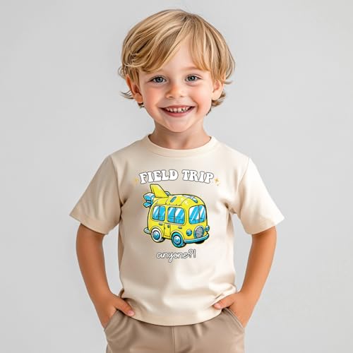 Toddler Field Day Shirt for Boys Kid Grils, Happy Field Day T Shirt, Cotton Blend, Funny Design :4-7T4