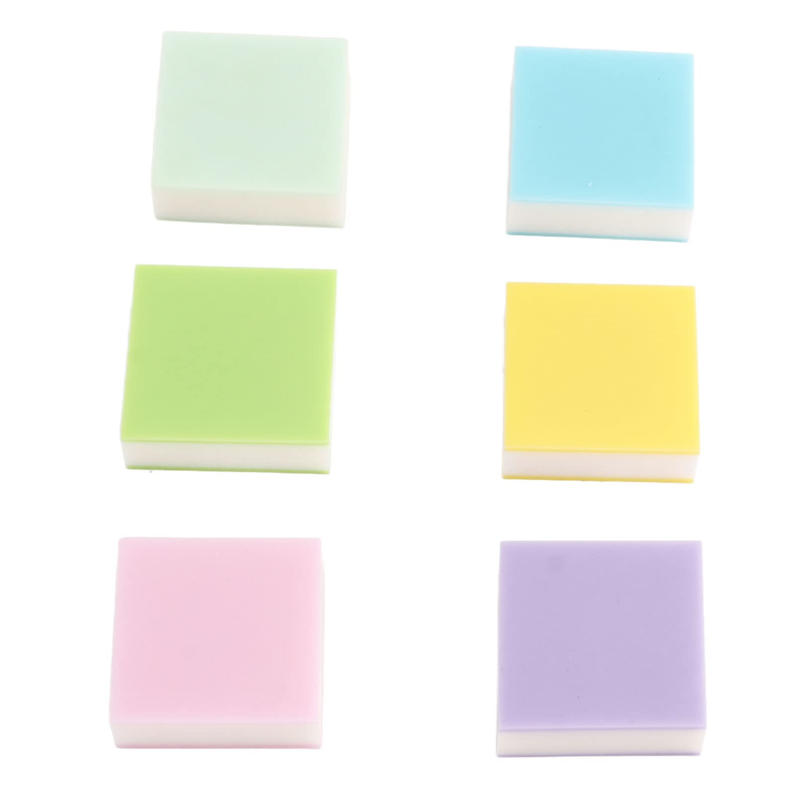 Pack of 6 Carving Blocks, Assorted Colors, Clear Printing, Delicate Texture, Stamps, Carving Blocks for DIY Printing Crafts