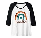 Photo Gallery donna maestra carino arcobaleno, regalos per maestra maglia con maniche raglan Photo Gallery donna maestra carino arcobaleno, regalos per maestra maglia con maniche raglan