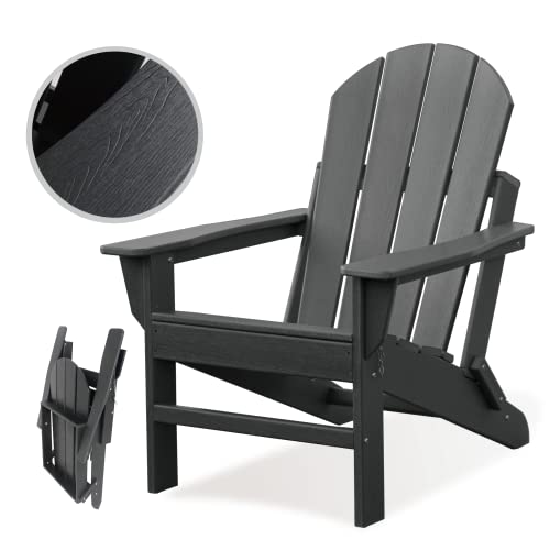 BIVODA Adirondack Chair HDPE, Outdoor Chairs, Folding Adirondack Chairs, Patio Chairs, Lawn Chairs, Fire Pit Chairs, Weather Resistant for Patio Deck Garden, Backyard,Lawn Furniture BIVODA Adirondack Chair HDPE, Outdoor Chairs, Folding Adirondack Chairs, Patio Chairs, Lawn Chairs, Fire Pit Chairs, Weather Resistant for Patio Deck Garden, Backyard,Lawn Furniture