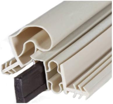 Magnetic Door Seal for Kerfed Doors, White