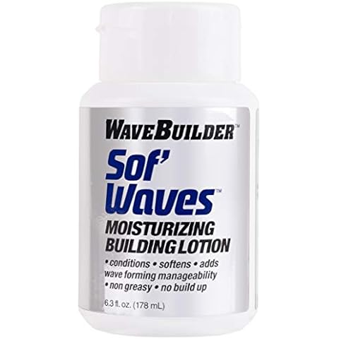 WaveBuilder Sof' Waves Moisturizing Building Lotion | Conditions, Softens Hair to Promote Hair Waves, 6.3 fl oz Cover