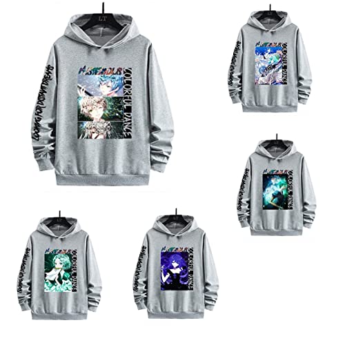 宝石の国 パーカーデニム 長袖 日常服 コスプレ衣装 運動 パーカー スウェットシャツ おしゃれトップス 春大きいサイズ 薄手/厚手 トップス シンプル 漫画服 柔らかい グッズ (3XL,01)