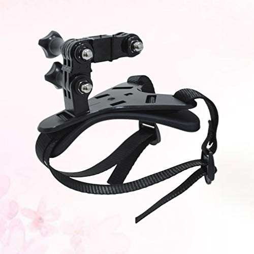 Kit de montagem de capacete LIOOBO para câmera de ação, suporte de motocicleta ajustável para ciclis