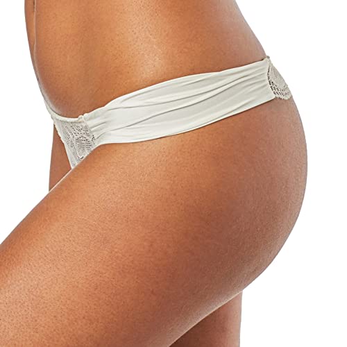Calcinhas fio dental fio lateral dupla, Valisere,feminino,ivoire, XG