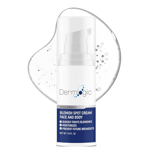 Acne Spot Treatment Face & Body - Invisible Natural Non-Drying Formula Fights Cystic Acne, Pimples, Breakouts, Zits, Whiteheads & Clogged Pores. Fade Away Dark Spots, Acne Scars. All Skin Types.