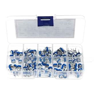 Potentiomètre Trimmer (trimpot) Horizontal RM065 - Film Carbone - Valeurs 100Ω à 1MΩ