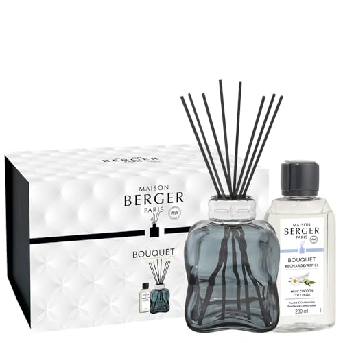 Maison Berger Paris Set Regalo Diffusore Di Aromi Cosy Blue + Ricarica Cozy Musk 200 Ml - 4