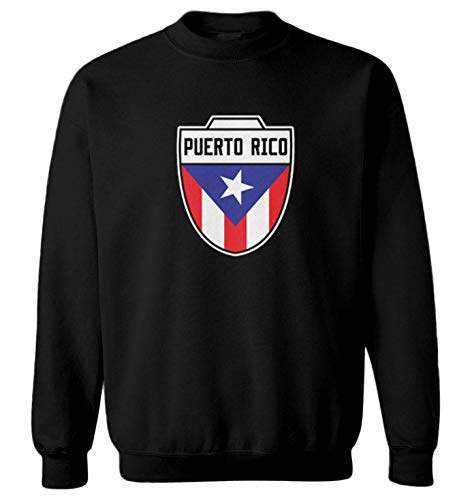 Puerto Rico - Country Soccer Crest Toddler Fleece Crewneck Sweater