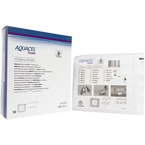 Aquacel Foam 5" x 5" (Box of 10 Dressings)