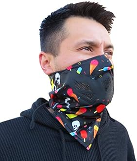 Grace Folly Half Face Mask for Cold Winter Weather. Use this Half Balaclava for Snowboarding, Ski, Motorcycle. (Many Colors)