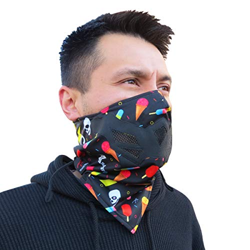Grace Folly Half Face Mask for Cold Winter Weather. Use this Half Balaclava for Snowboarding, Ski, Motorcycle. (Many Colors)