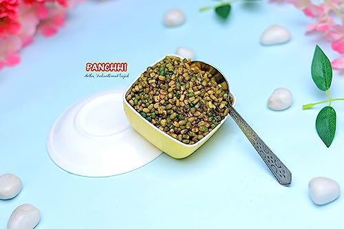 Image of PANCHI KA PETHA AUR DALMUT Hari Moong Namkeen 300g (Pack of 1) - Agra Special Crispy Indian Snack | Spicy, Tangy & Tasty | Perfect Tea-Time Munchies