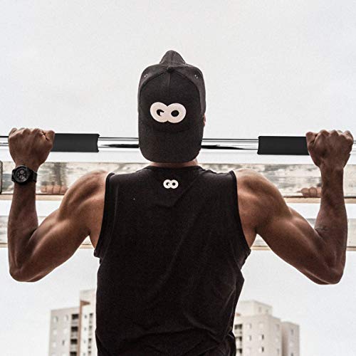 BESPORTBLE Barra de exercícios para porta de exercícios fitness, queixo para puxar e puxar, bar, cas