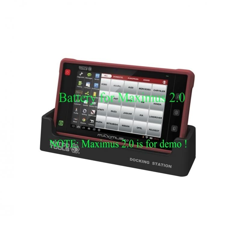 Battery Replacement for Matco Tools Maximus 2.0 MDMAX2 Scanner