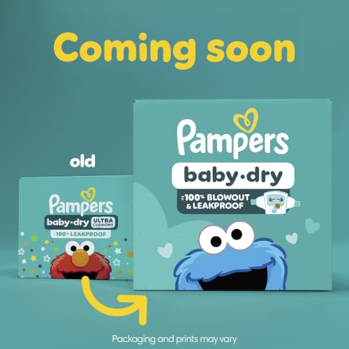 Image of Pampers Diapers - Baby Dry - Size 4, 150 Count, Absorbent Disposable Infant Diaper (Packaging May Vary)